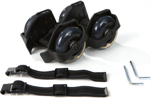 Skate Buds Strap-on Heel Skates 3.0 (Black)